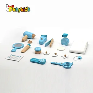 Mini kids pretend play wooden toy hair styling set for sale W10D543