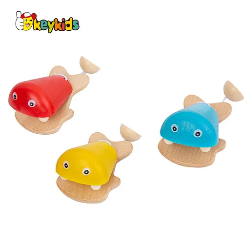 wholesale mini wooden castanet musical instrument educational toys castanet for kids W07I188