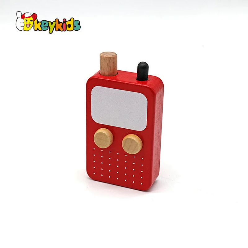 Top fashion pretend play set wooden police swat toys for children W10D542
