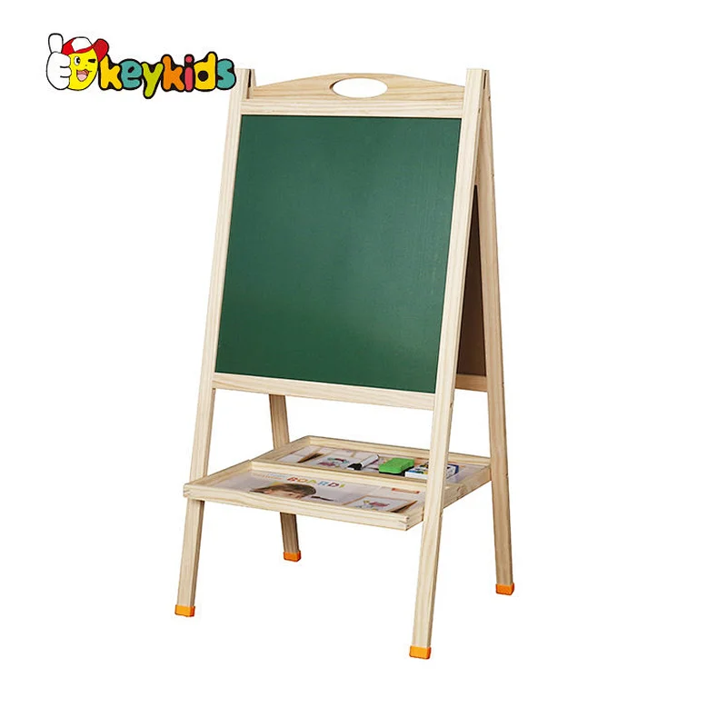 New arrived kids educational wooden drawing board with abacus W12B222