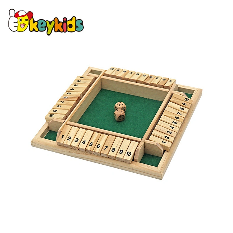 Wholesale Wooden Board Game Shut The Box Dice Game For 2-4 Players W12F152