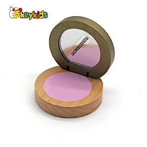 New hottest girls pretend play wooden doll makeup kit with bag W10D541
