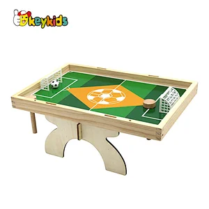 2 in 1 Indoor mini soccer table wooden football table game and chess board for kids W01A471