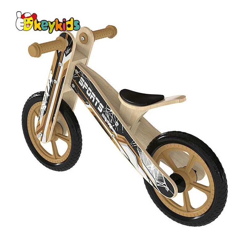 Factory wholesale kids balance training wooden push bike for 2 year old W16C343