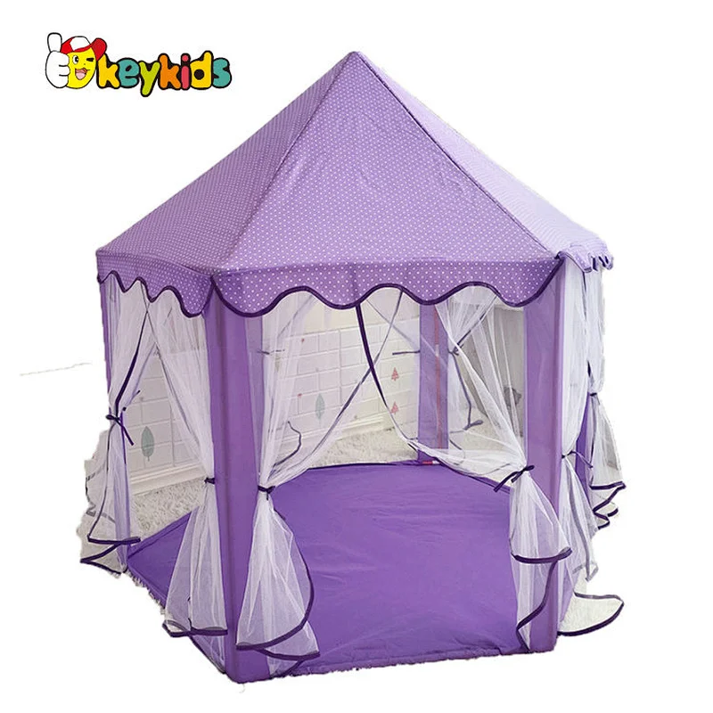 wholesale cheap princess castle toy tent with led light W08L097