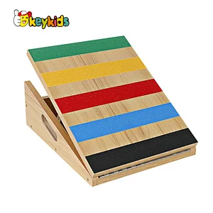 High Quality Colorful Non-slip Stretcher Wooden Incline Board For Foot W01F097