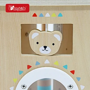 Multifunctional Learning Toy Musical Wooden Activity Triangle For Kids W12D492