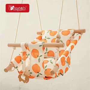 New Design Indoor Outdoor Nursery Canvas Hanging Swing Chair For Baby W01D267