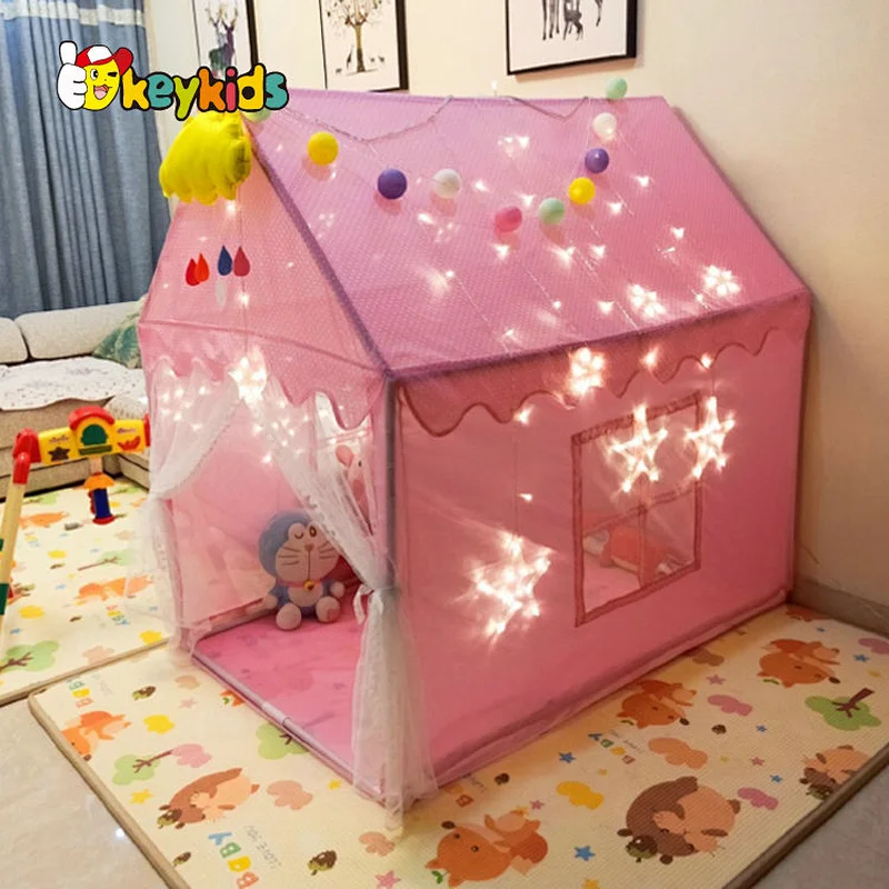 High quality DIY play indoor game toy tents house play house tent for kids W08L111