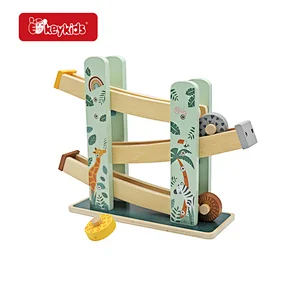 New Arrival Educational Track Play Set Wooden Ramp Racer Toy For Kids W04E438