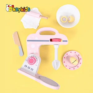 New arrivals simulation play wooden food mixer toy for kids W10D525