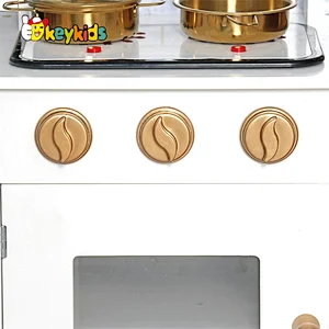 Simulation Role Playing Game Wooden Play Kitchen Set For Children W10C698B