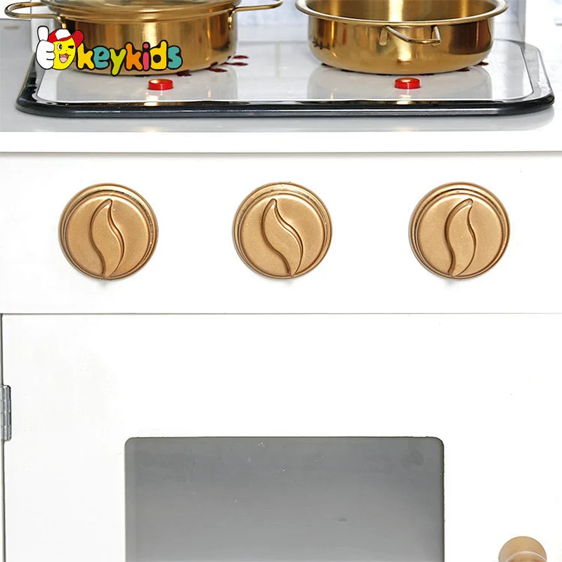 Simulation Role Playing Game Wooden Play Kitchen Set For Children W10C698B