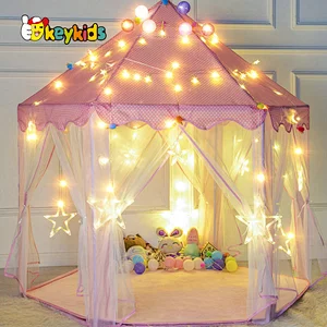 wholesale kids camping play indoor outdoor toy tent house with lights W08L125