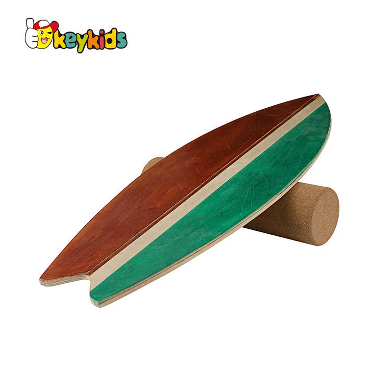 Wholesale custom Yoga surf wooden stand up paddle board with roller W01F086
