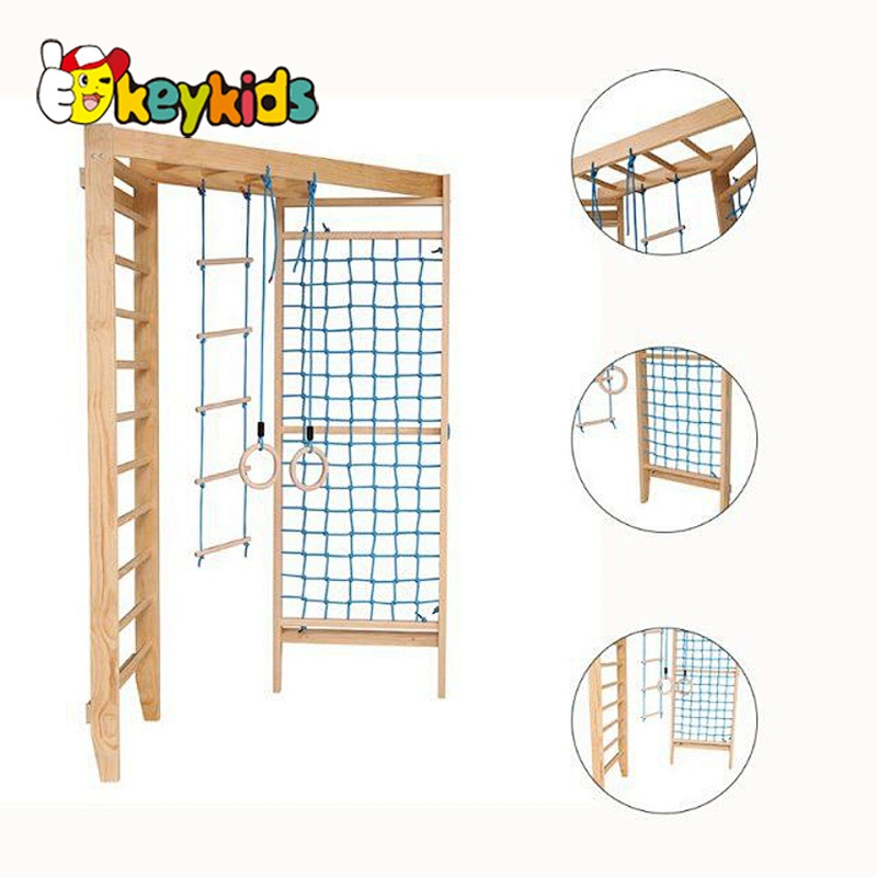 High quality kids swedish gymnastic wall gym for family W01D173