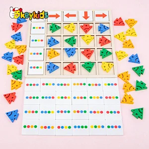 Hot Sale Direction Color Cognition Toy Wooden Arrow Matching Game For Kids W12E184