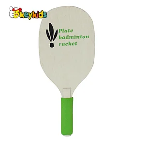 Customized lightweight non-slip wooden pickleball paddle set for indoor outdoor W01C004