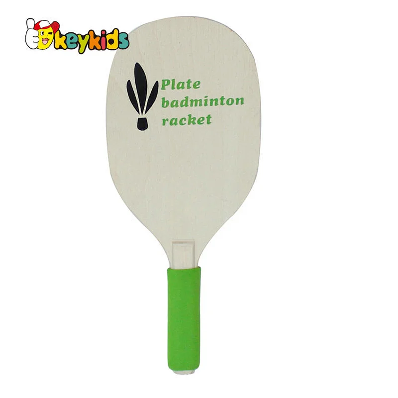 Customized lightweight non-slip wooden pickleball paddle set for indoor outdoor W01C004