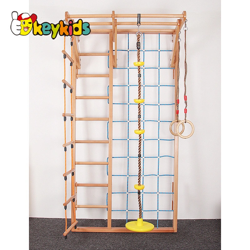 High quality kids swedish gymnastic wall gym for family W01D173