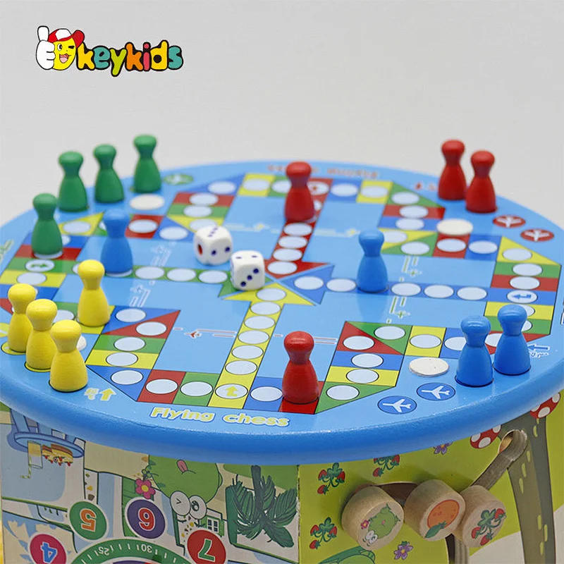 New Hottest educational toys Wooden Activity Cube for Children Ages 1 and up W11B153