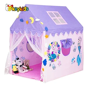 High quality DIY play indoor game toy tents house play house tent for kids W08L111