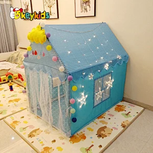 High quality DIY play indoor game toy tents house play house tent for kids W08L111
