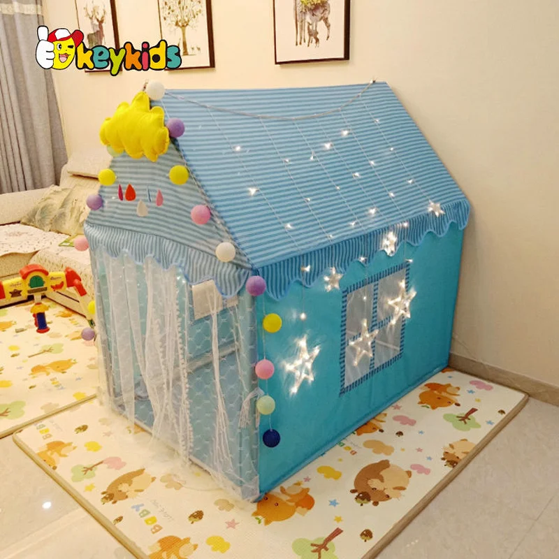 High quality DIY play indoor game toy tents house play house tent for kids W08L111