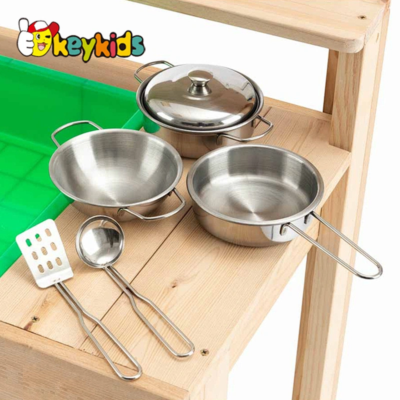 wholesale cheap outdoor toys wooden mud play kitchen for kids W10C770