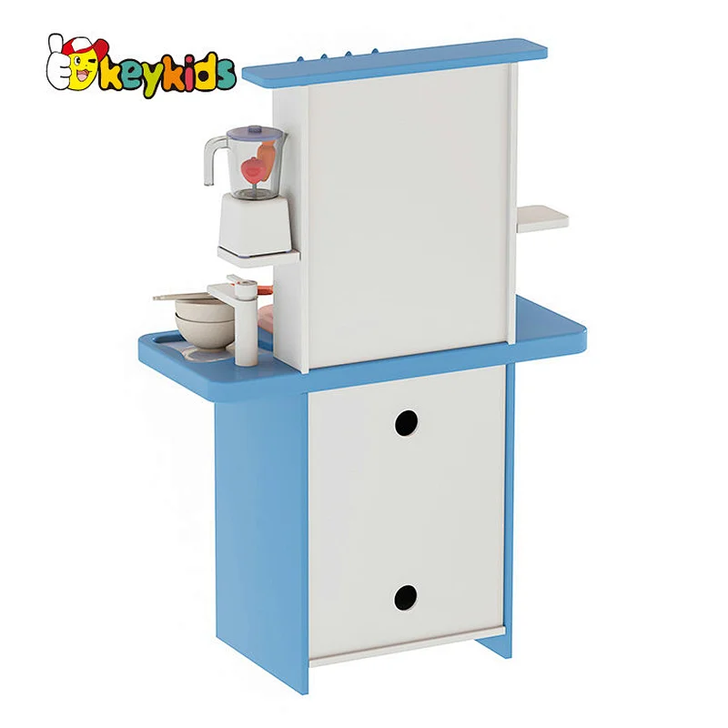 2023 New import toys pretend play wooden kitchen toy set for children W10C808