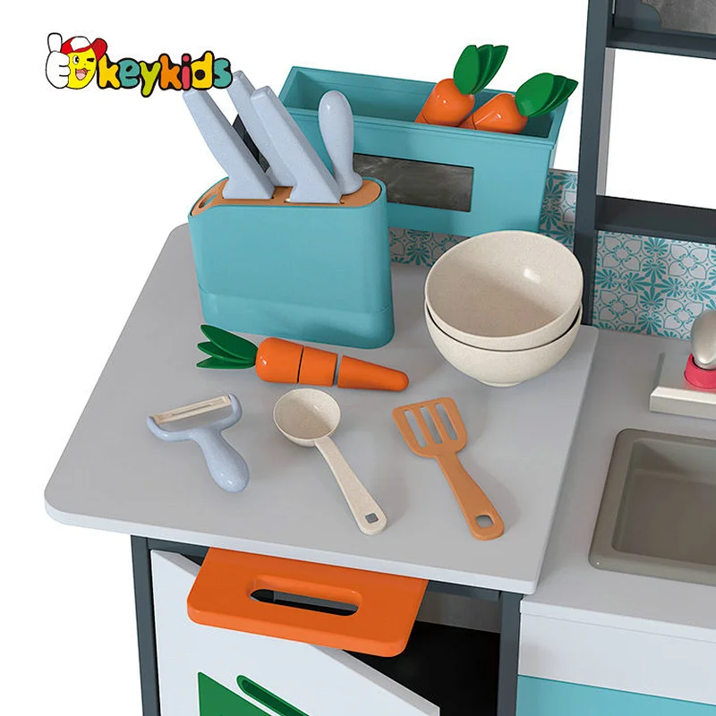 New arrive pretend play farm to table wooden kitchen playset for children W10C764