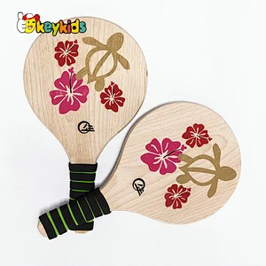Customized Usapa approved non-slip wooden pickleball sets for with badminton W01C006