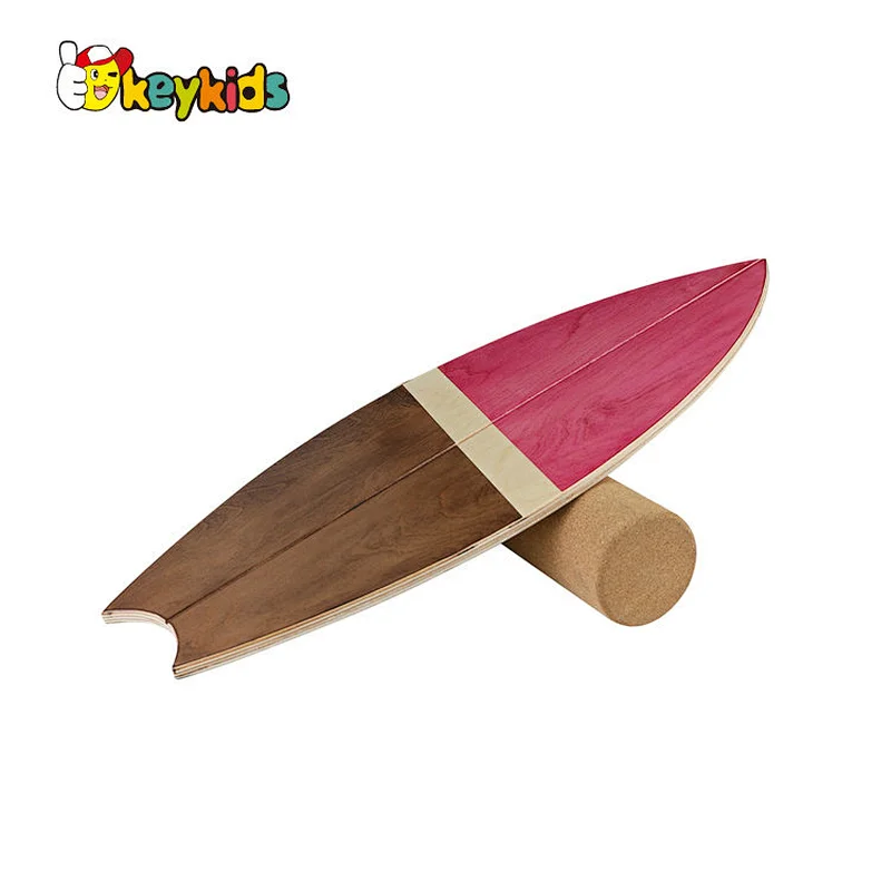 Wholesale custom Yoga surf wooden stand up paddle board with roller W01F086