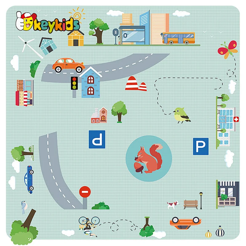 Customize kids educational toys wooden marble maze board for playing W11H107