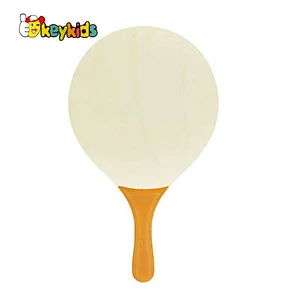 Customized Usapa approved non-slip wooden badminton paddle with balls W01C013