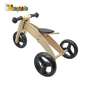 New arrival 2 in 1 wooden balance tricycles for kids W16C223