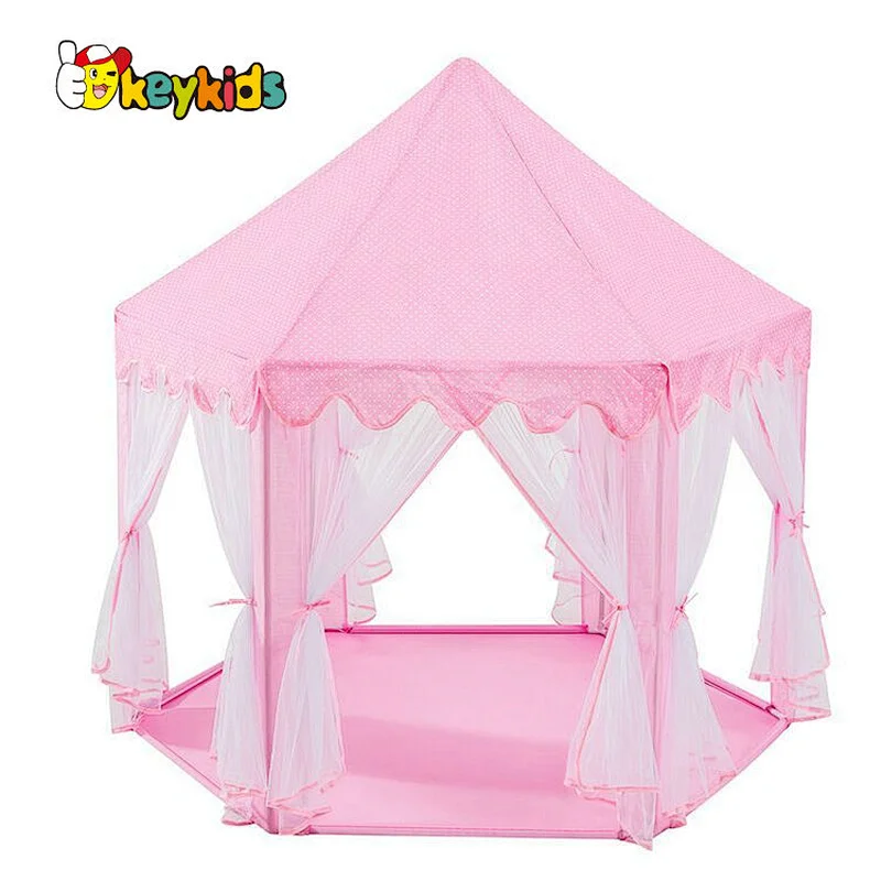 wholesale cheap princess castle toy tent with led light W08L097
