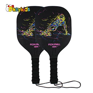 Customized lightweight non-slip wooden pickleball paddles for beginners W01C007