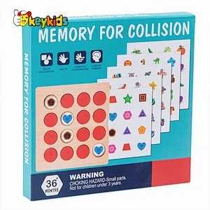 Customize educational play wooden memory game toys for kids W12E180