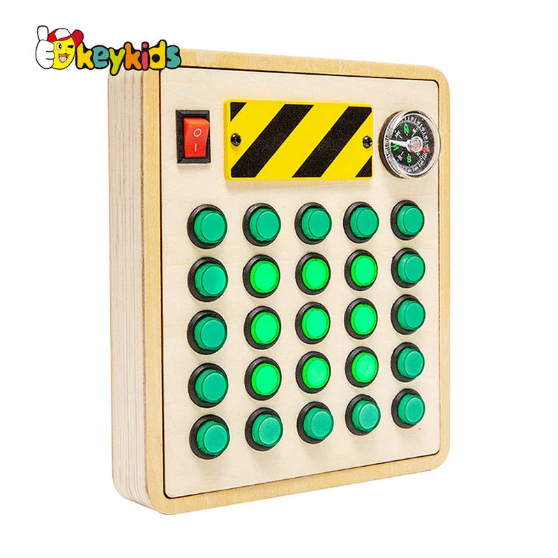 New educational learning screw wooden montessori tool board for kids W12D454