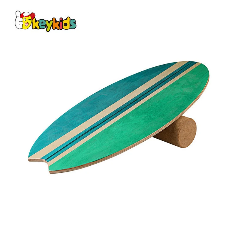 Wholesale custom Yoga surf wooden stand up paddle board with roller W01F086