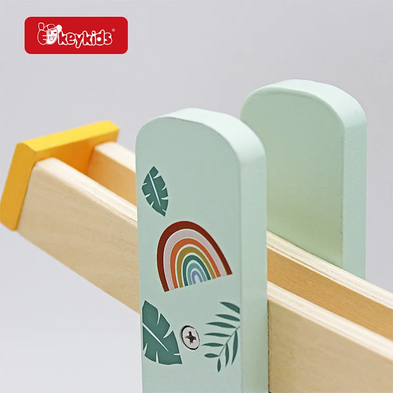 New Arrival Educational Track Play Set Wooden Ramp Racer Toy For Kids W04E438