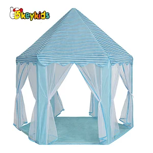 Large pink blue kids play tent house set for Indoor and Outdoor W08L124