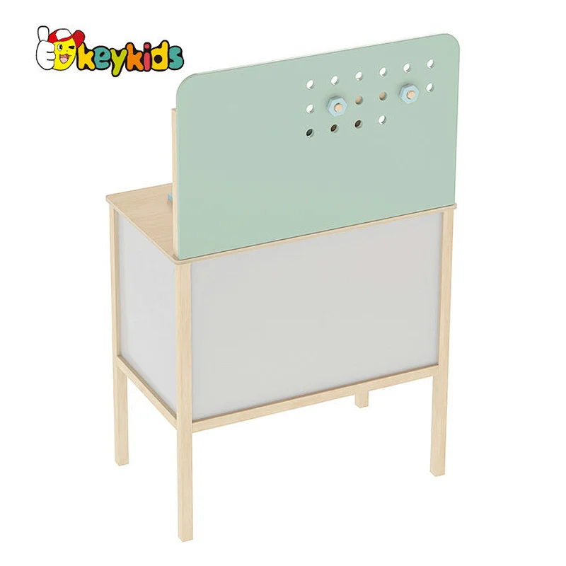 Hot Sale Pretend Play Simulation Workbench Wooden Tool Set Toys For Kids W03D217