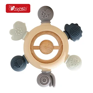 Early Educational Sensory Handmade Eco-friendly Rattan Rattle Toy For Baby W07I208