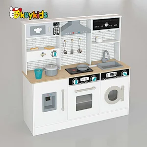 New Released Cooking Pretend Play Wooden Kitchen Set Toy For Kids W10C751