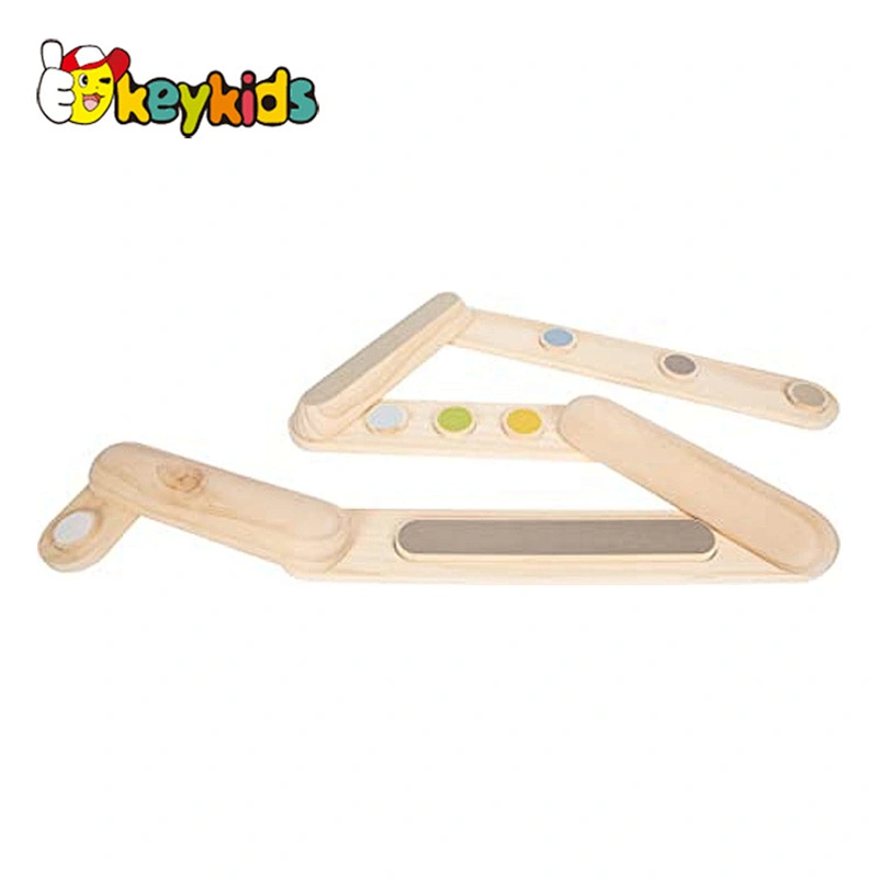 Montessori home obstacle course wood gymnastics balance beam for kids W01F064