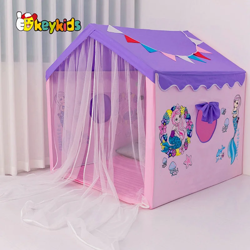 High quality DIY play indoor game toy tents house play house tent for kids W08L111