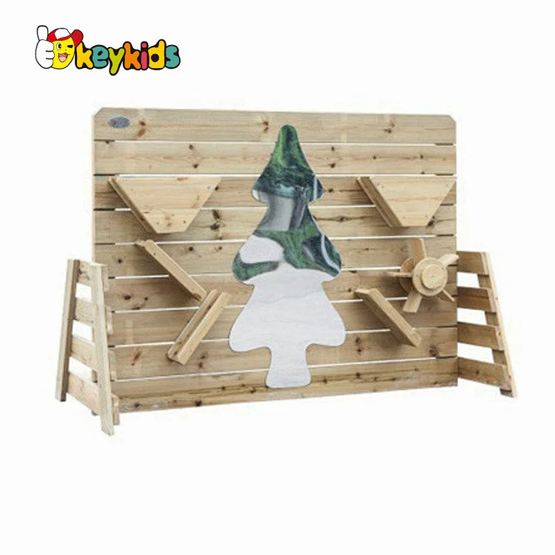 High quality outdoor equipment wooden playground set for children W01D259