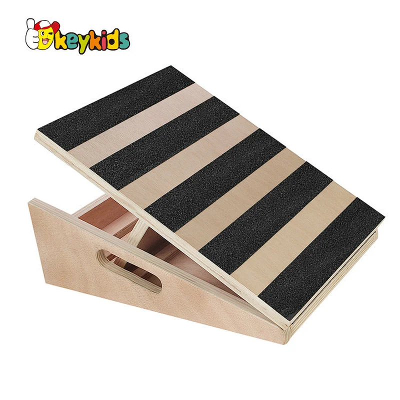 Adjustable Inclined Pedal Foot Stretcher Painted Wooden Slant Board For Exercise W01F096